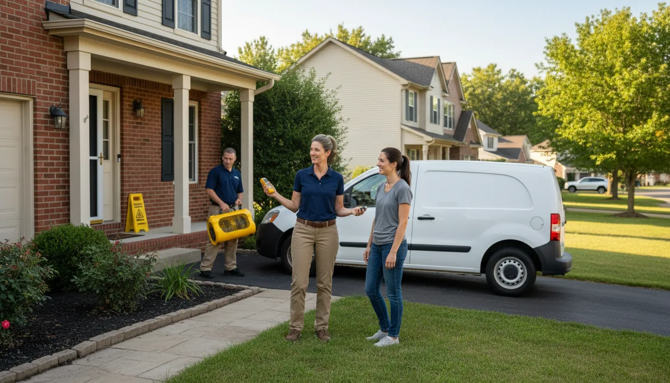 Water restoration image for Fire And Smoke Damage Restoration in Rochelle, TX